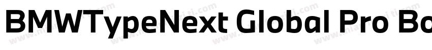 BMWTypeNext Global Pro Bold字体转换
